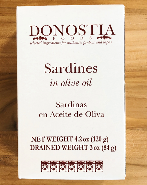 Donostia, Sardines in Olive Oil, Galicia, Spain 4.5oz