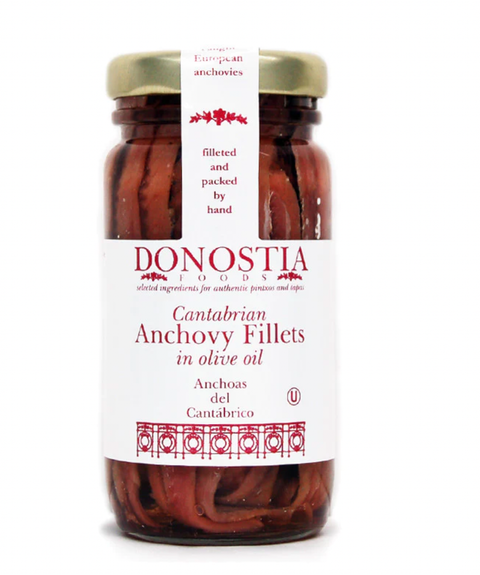 Donostia, Cantabrian Anchovies in Olive Oil, Spain, 90g