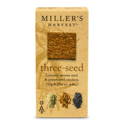 Miller's Organic Three-seed Crackers (4.4oz)
